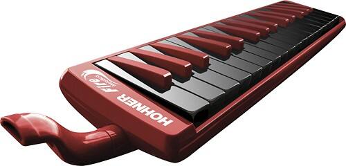 Front Standard. Hohner - Melodica - Red.