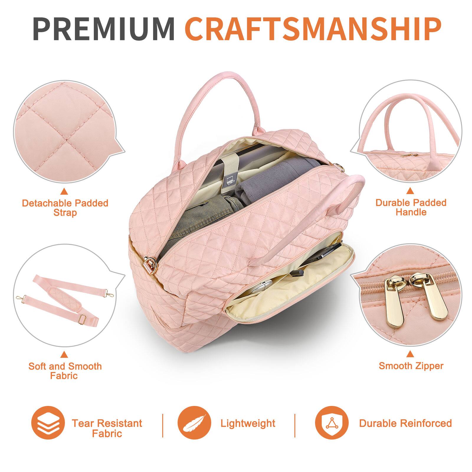 PREMIUM CRAFTSMANSHIP

- Detachable Padded Strap
- Durable Padded Handle
- Soft and Smooth Fabric
- Smooth Zipper
- Tear Resistant Fabric
- Lightweight
- Durable Reinforced