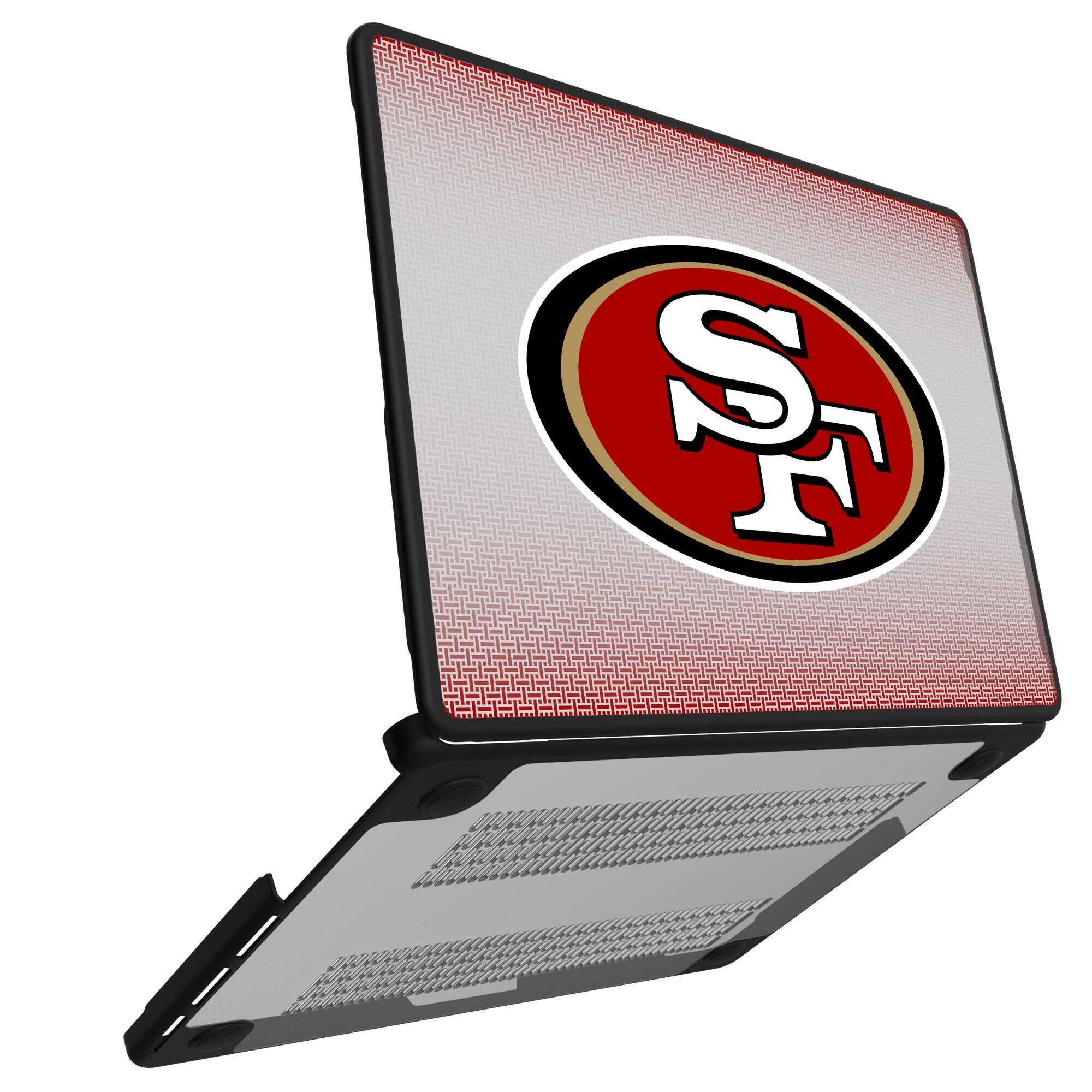 Alt View 1. Keyscaper - San Francisco 49ers Linen MacBook Case - Air 13 in - Multicolor.