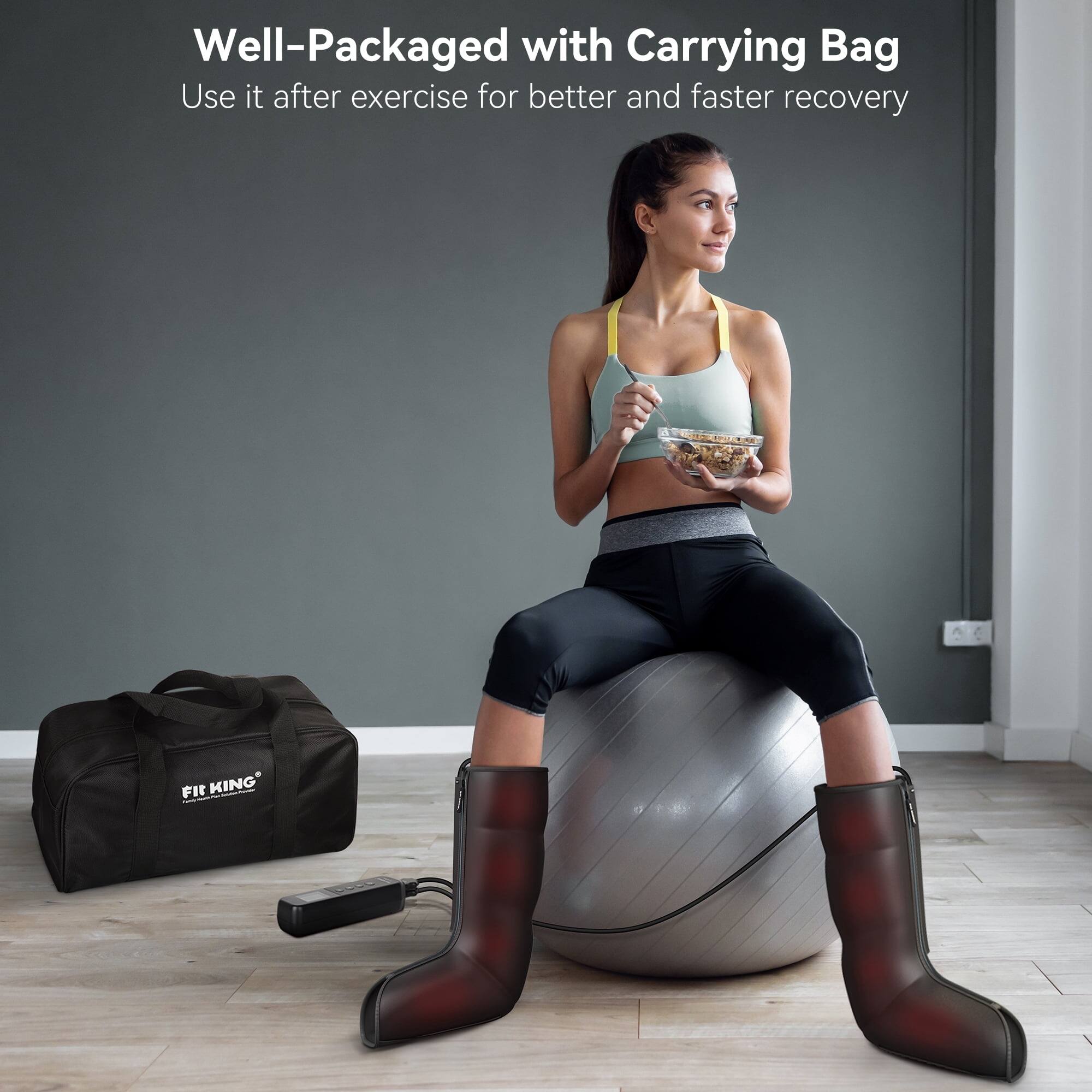 Well-Packaged with Carrying Bag  
Use it after exercise for better and faster recovery