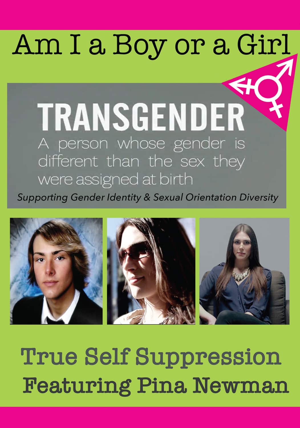 Am I A Boy or Girl Featuring Pina Newman - True Self Suppression  - DVD