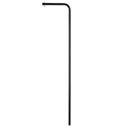 Front. Flowtron - SP-200 Security Lantern Pole, Garden Hanging Pole for MK Model Outdoor Bug Zappers - Black.