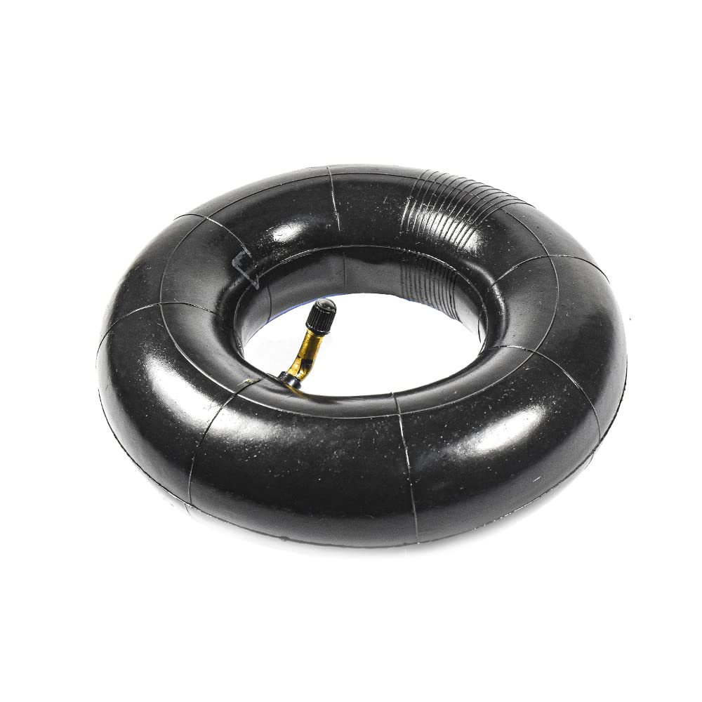 Angle. HQRP - 4.10/3.50-4 Tire Inner Tube, Angled Valve Stem, 10 in Outside Diameter, 30 PSI for Hand Trucks.