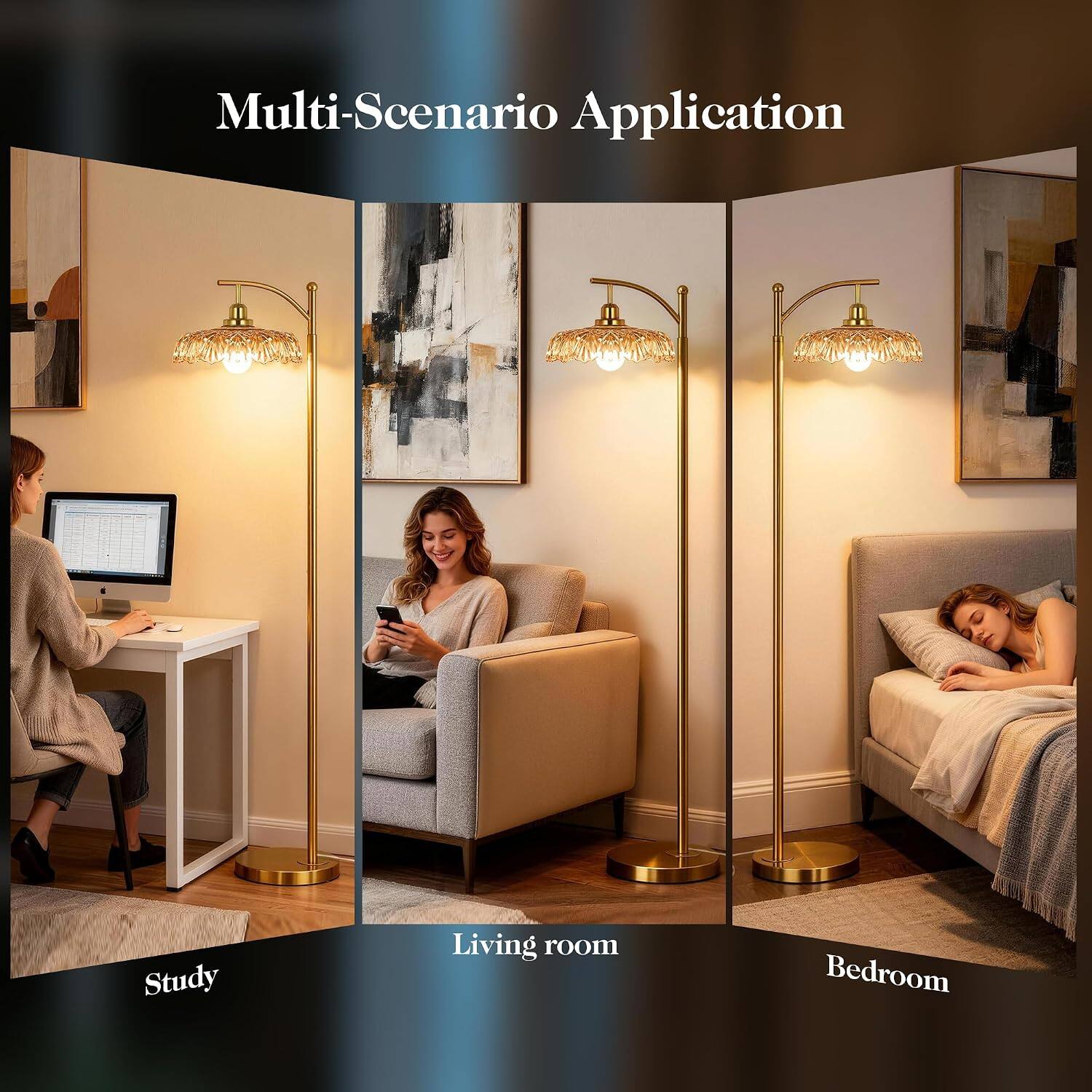 Multi-Scenario Application

Study
Living room
Bedroom