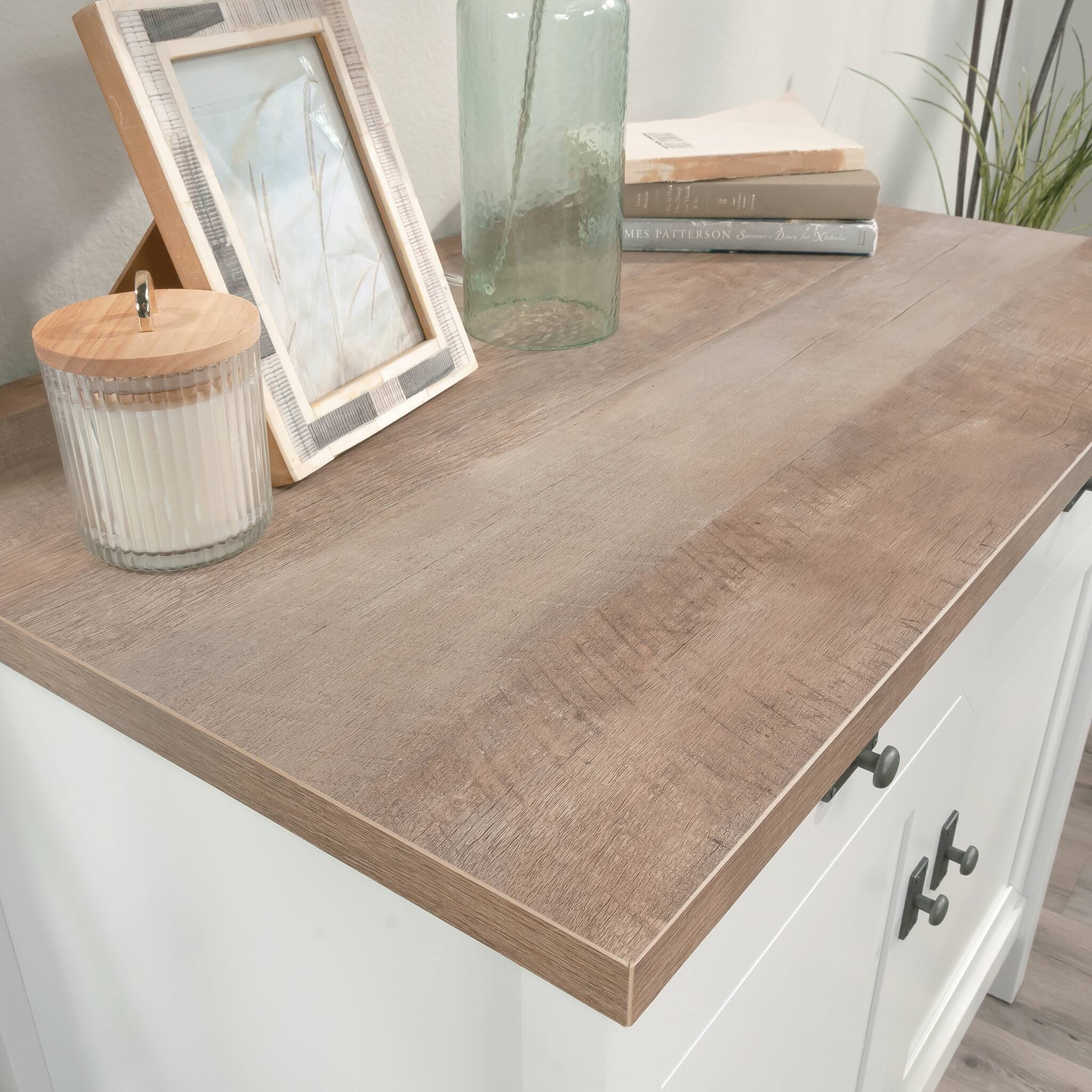 Alt View 11. Sauder - Cottage Road Library Storage Cabinet - White.