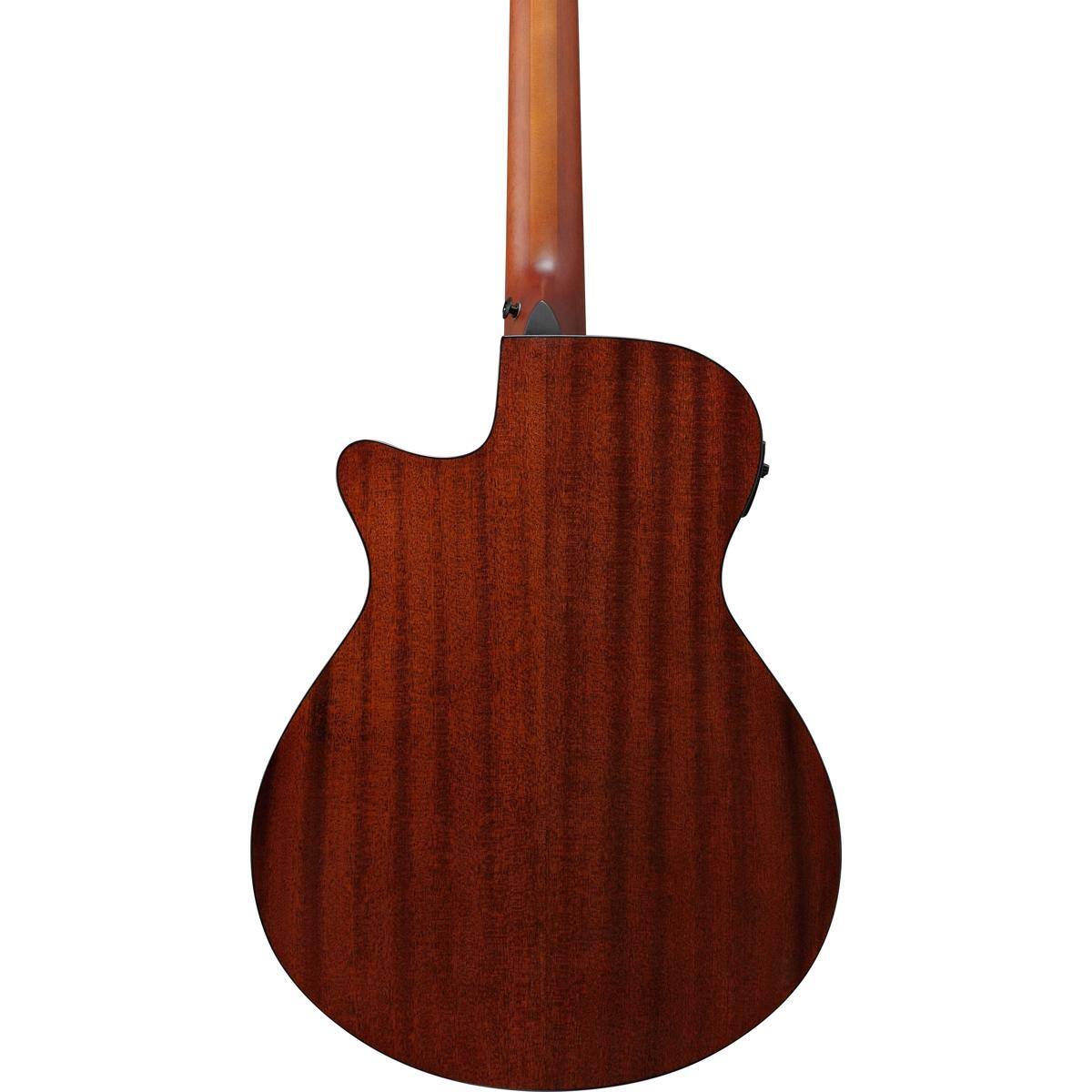 Alt View 4. Ibanez - Ibanez AEG Series AEGB24E Acoustic Electric Bass Guitar, Black High Gloss.
