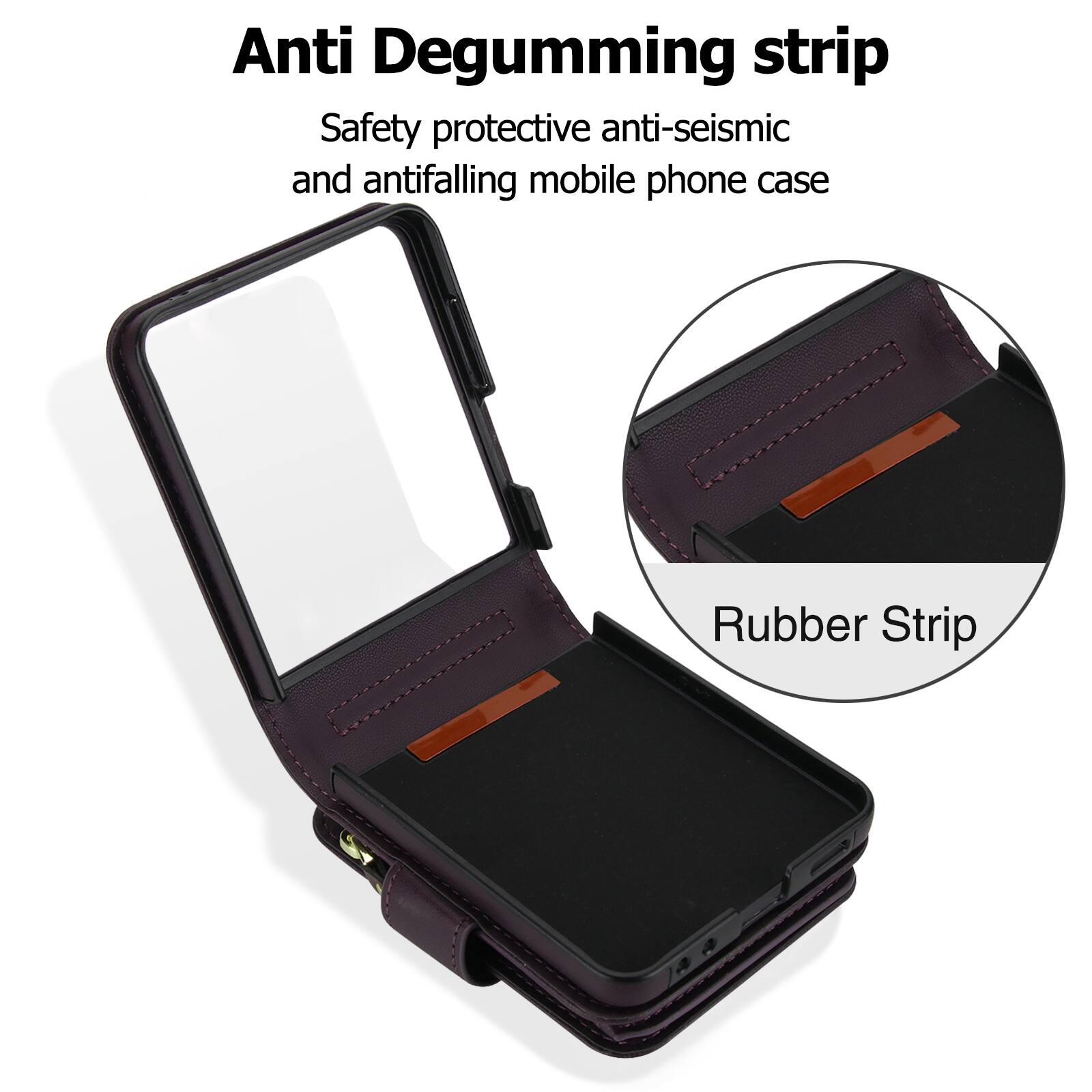 Anti Degumming strip  
Safety protective anti-seismic and antifalling mobile phone case  
Rubber Strip