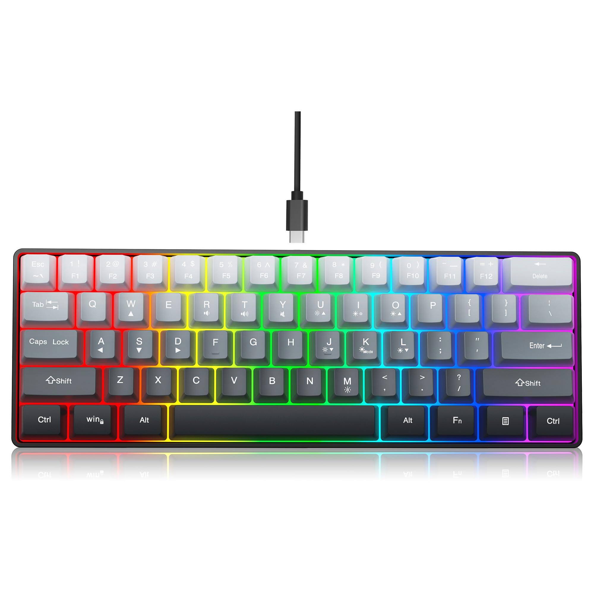 Esc F1 F2 F3 F4 F5 F6 F7 F8 F9 F10 F11 F12 Delete Tab Q W E R T Y U I O P [ ] \ Caps Lock A S D F G H J K L ; ' Enter Shift Z X C V B N M , . / Shift Ctrl Win Alt Fn Ctrl