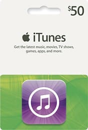 $50 iTunes Gift Card 