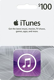 $100 Apple Gift Card App Store, Apple Music, iTunes, iPhone, iPad, AirPods,  accessories, and more APPLE GIFT CARD $100 - Best Buy