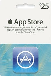 Best Buy Apple 25 App Store Gift Card D6002ll A