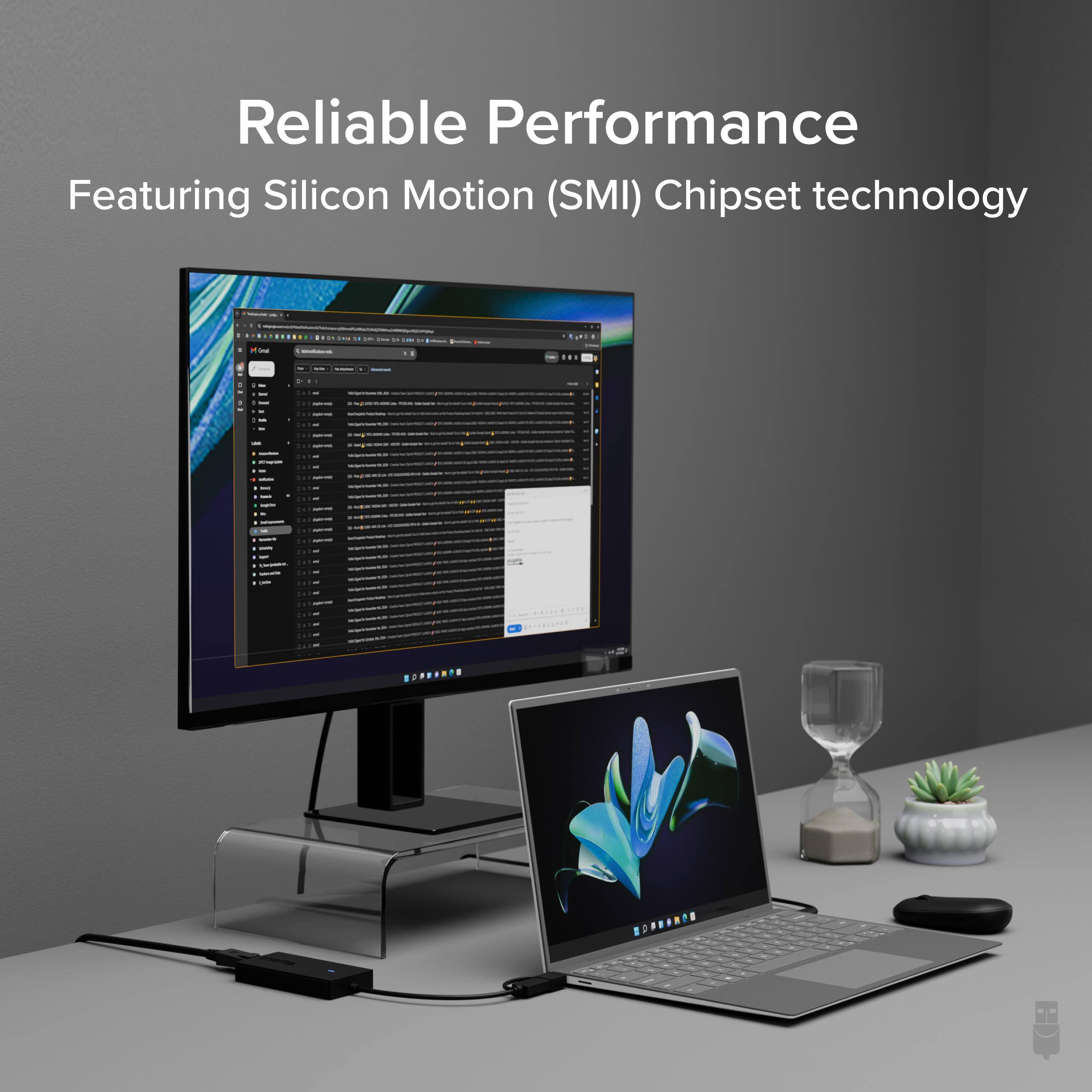 Reliable Performance  
Featuring Silicon Motion (SMI) Chipset technology