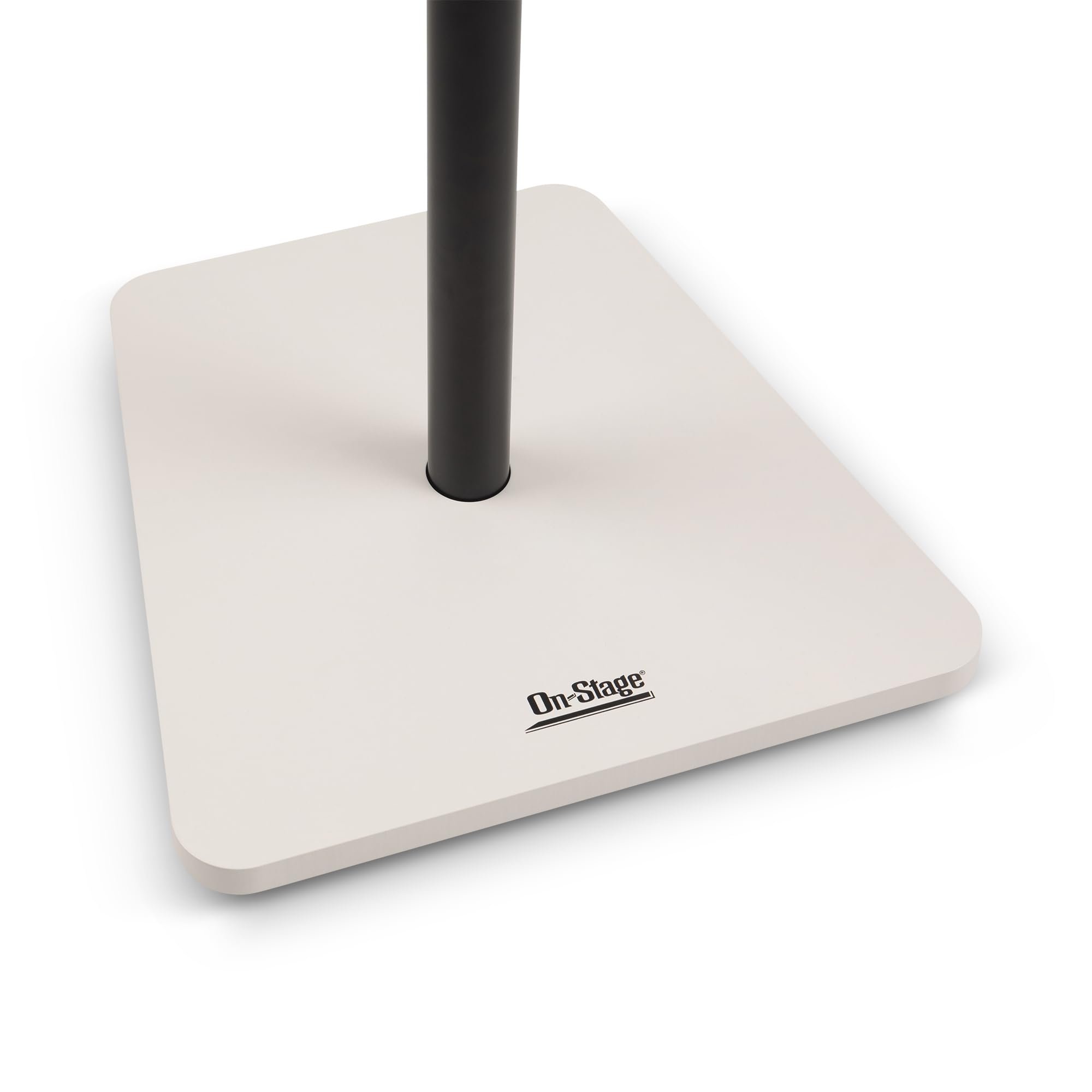 Left. On Stage Stands - On-Stage Wood Studio Monitor Stands- Floor Bookshelf Speaker Stands, Adjustable, Weight Capacity 90Lb Each, Recording, - Black.