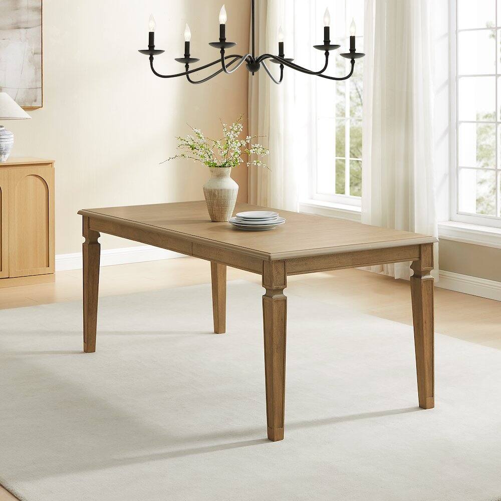 Alt View 3. Crosley Furniture - Katia Dining Table In Driftwood - Brown.
