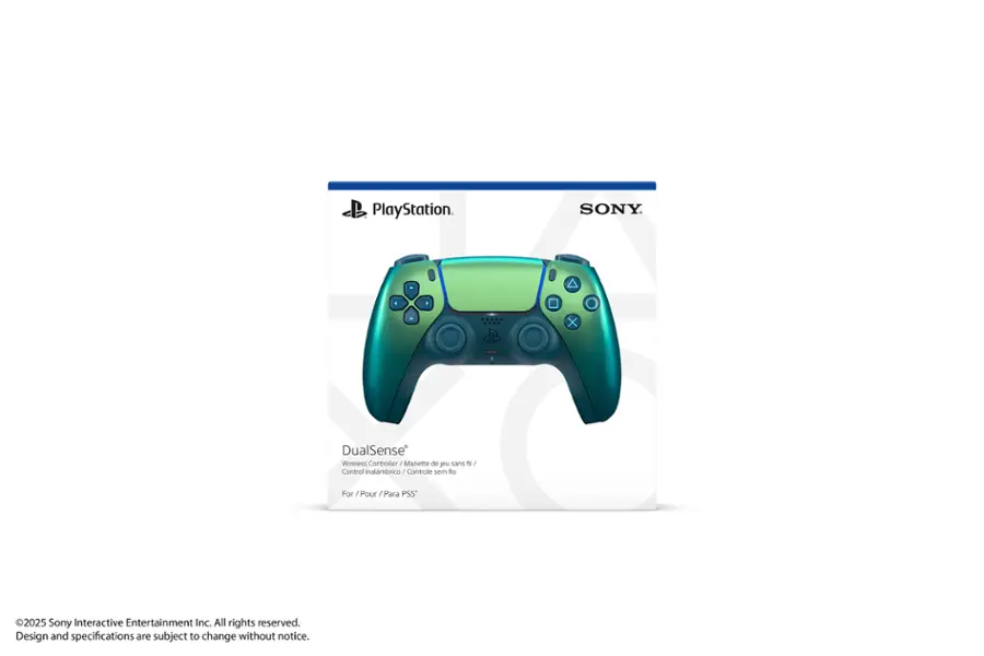 PlayStation. SONY - X DualSense Wireless Controller Manette de jeu sans fil, Control inalambrico, Control seminole. For/Pour/Par/Pour/Para PSS 2025 Sony Interactive Entertainment Inc. All rights reserved. Design and specifications are subject to change without notice.