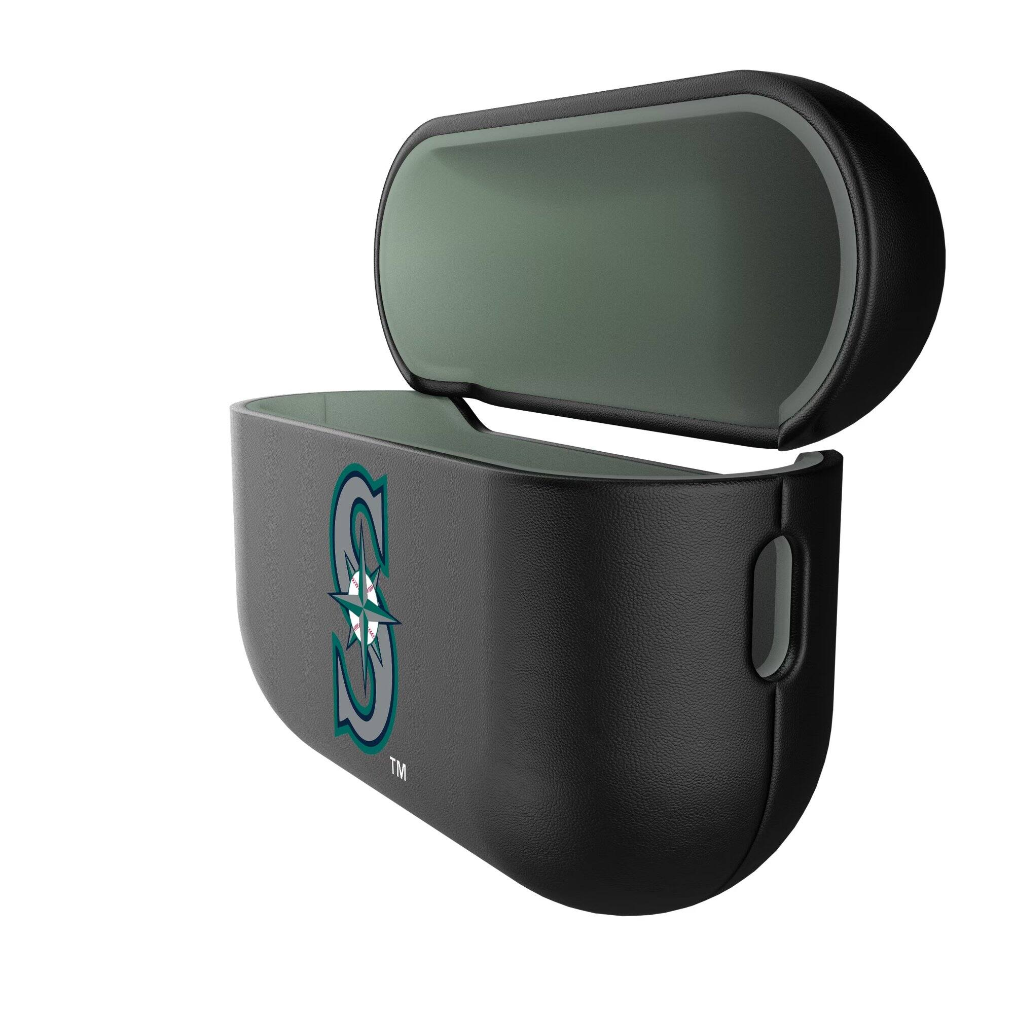 Alt View 1. Keyscaper - Seattle Mariners AirPods Pro 3rd Generation Case Cover - No Size - Black.