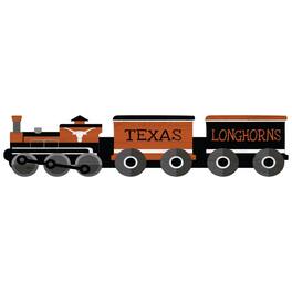 Fan Creations - Texas Longhorns 6'' x 24'' Train Cutout Sign - Multicolor