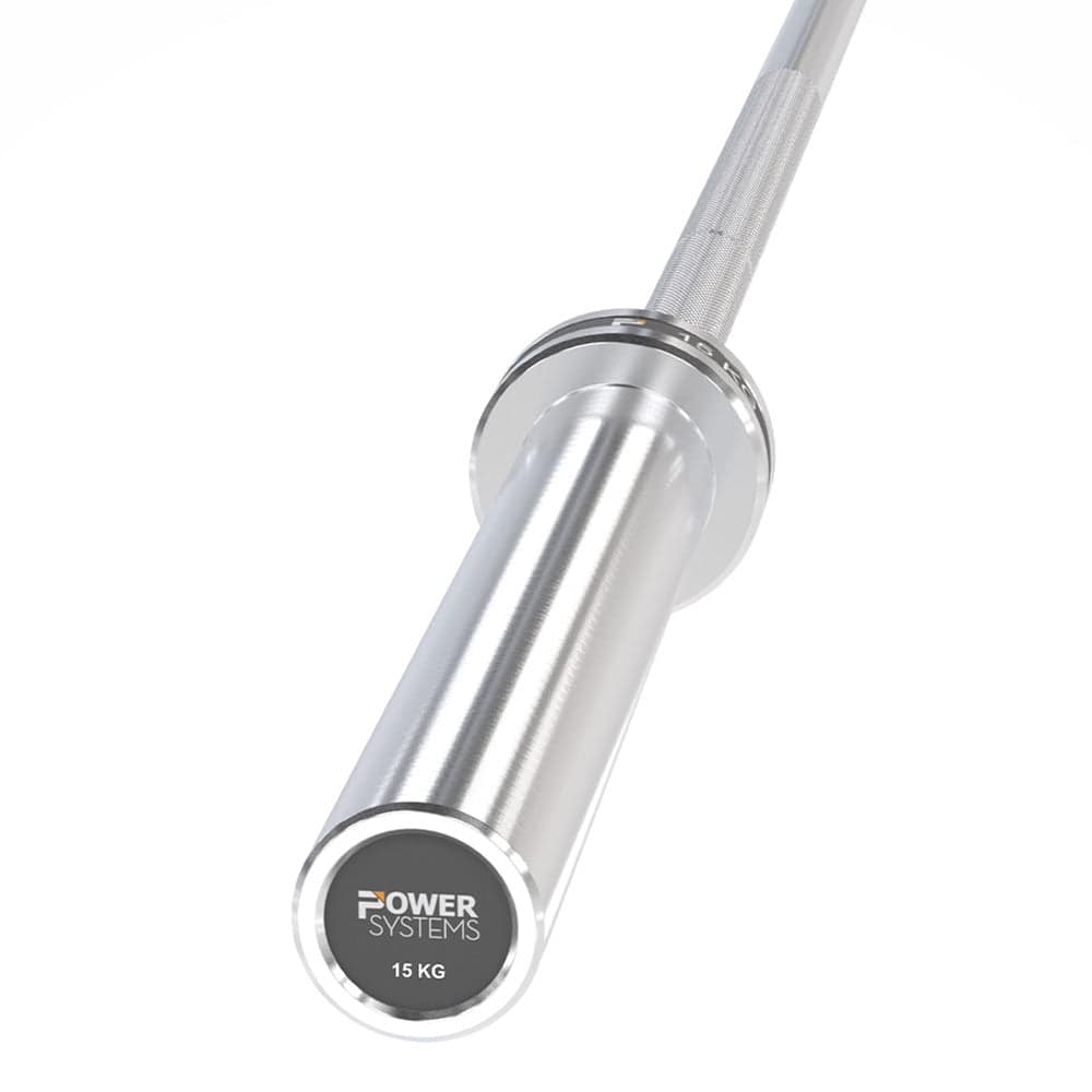 Power Systems - 15kg Women's Olympic Barbell - 79'' Stainless Steel Olympic Bar with 700 lbs Capacity - Silver price history on PriceWatchPro