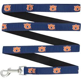 StadiumSpot - Auburn Tigers 4' Narrow Dog Leash - Navy