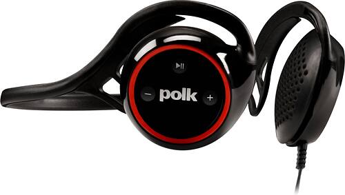 Angle. Polk Audio - UltraFit 2000 On-Ear Sports Headphones - Black.