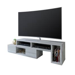 Spaco - Adjustable TV Stand Console for TV's Up to 65" for Living Room - Gray