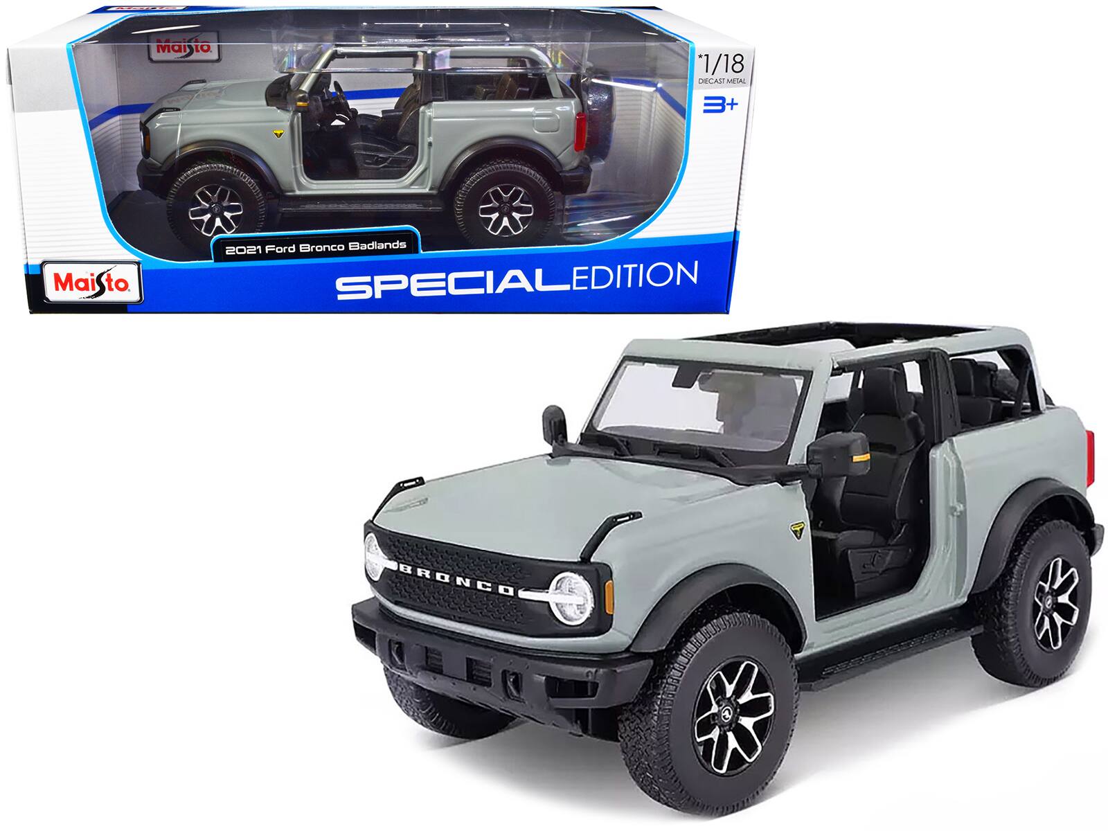 Manto 1/18 OSCAS MIAL 3+ + MaiSto to 2021 Ford Bronco Badlands SPECIAL EDITION