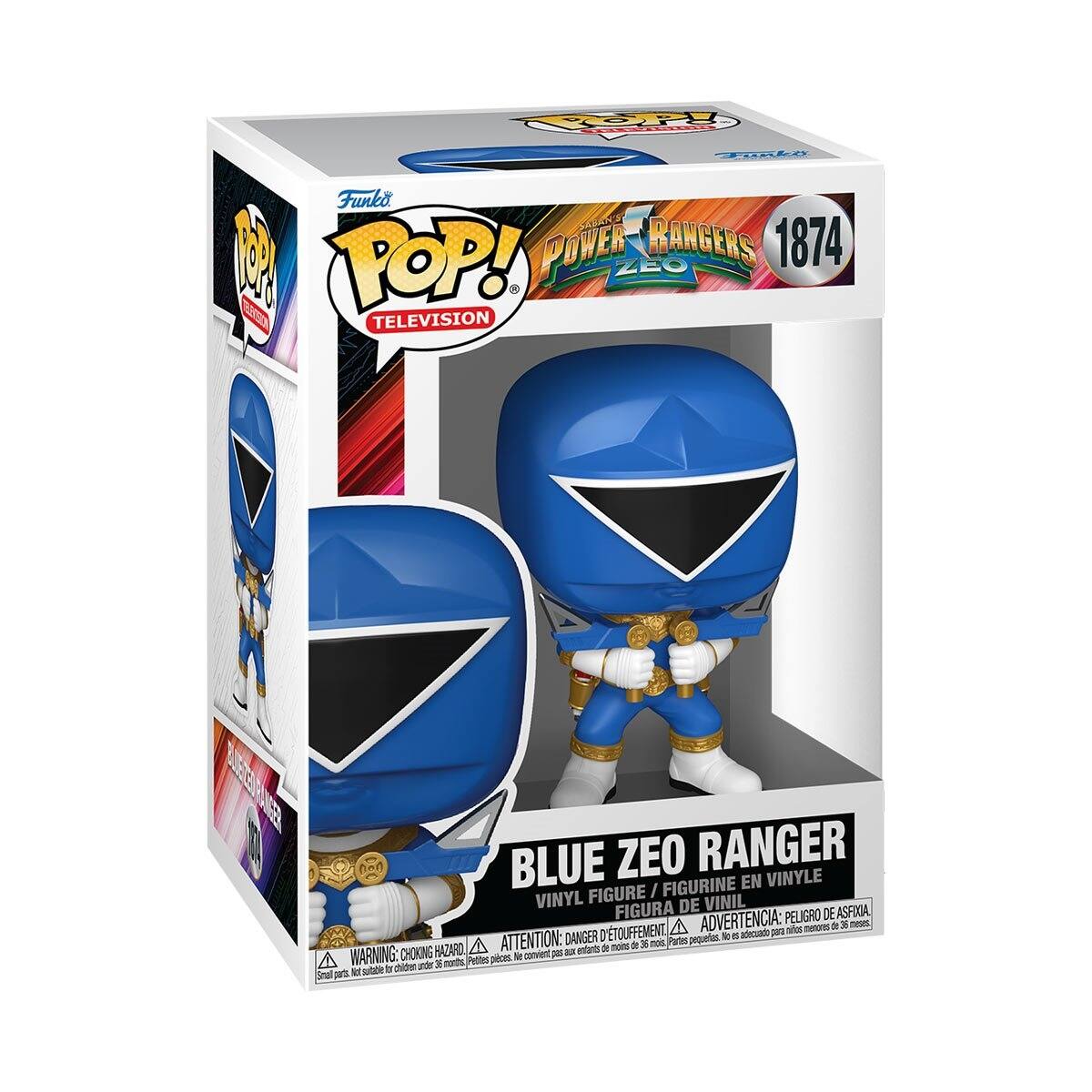 SPTRAA Funko  
2 POP!  
POWER RANGERS  
1874  
TELEVISION  
BLUE ZEO RANGER  
VINYL FIGURE / FIGURINE EN VINYLE / FIGURA DE VINIL  
ADVERTENCIA: PELIGRO DE ASFIXIA si es menores de 3 años  
ATTENTION: DANGER D'ÉTOUFFEMENT  
WARNING: CHOKING HAZARD - Small parts. Not for children under 3 years.  
Parte pequeña m d adecuado para menores de 3 años  
Petites pièces, ne convient pas aux enfants de moins de 3 ans