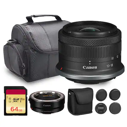 Canon 12 10 10-18 a 1 10 SP V30 3 XC I
Canon Cocoa 64GB
Canon MOUNT ADAPTER EF-EOS R