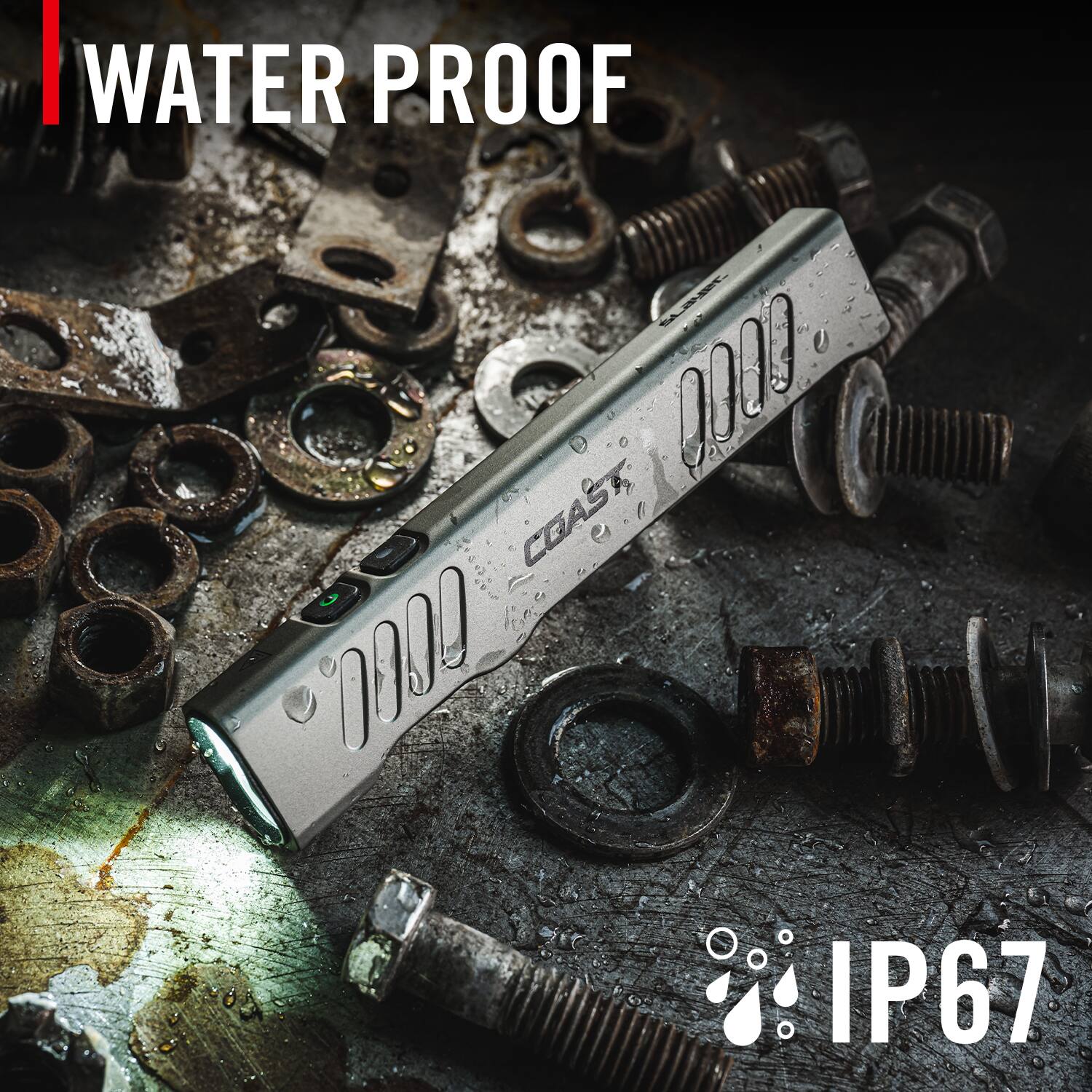 WATER PROOF  
COAST  
IP67
