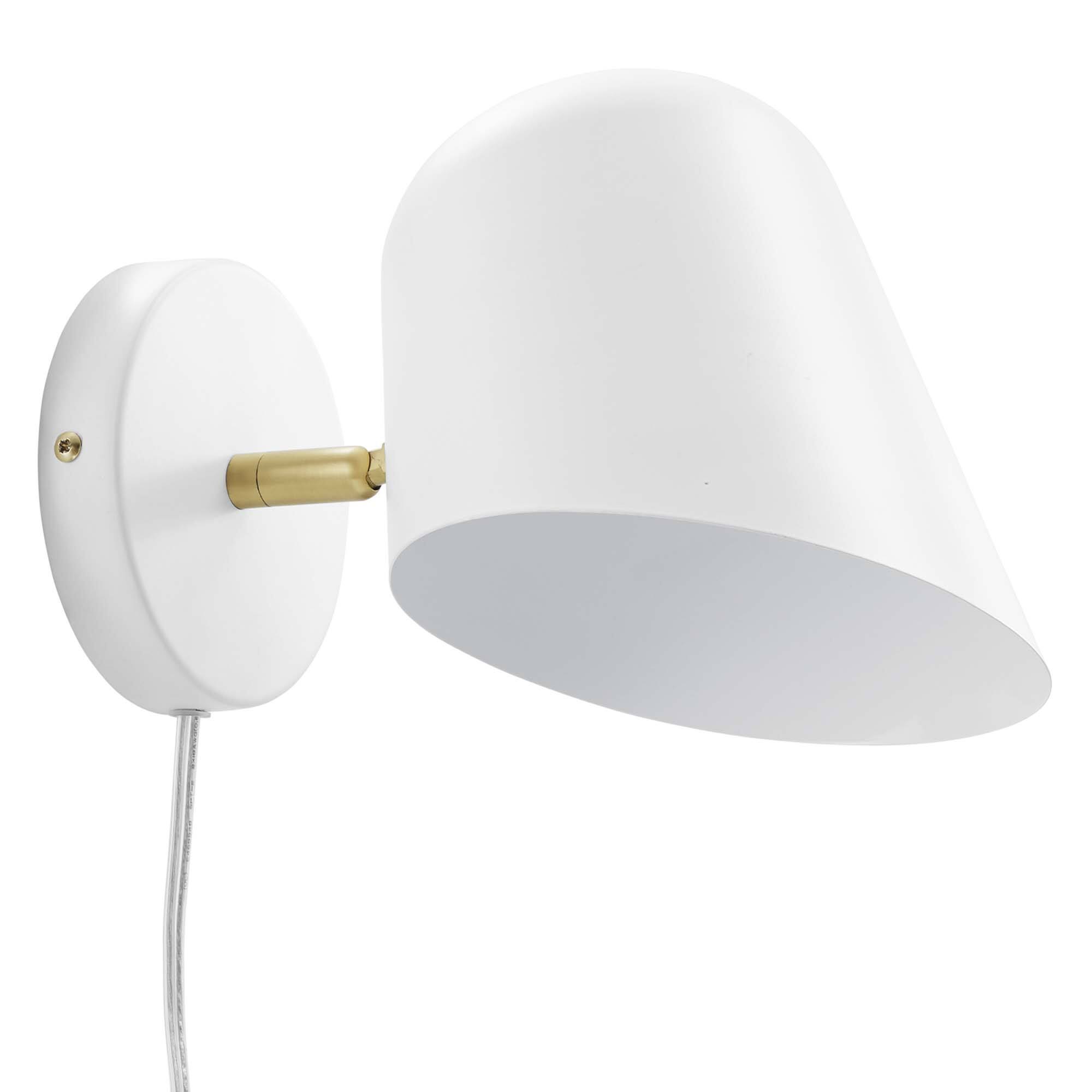Alt View 1. Modway - Briana Swivel Wall Sconce by Modway - White.