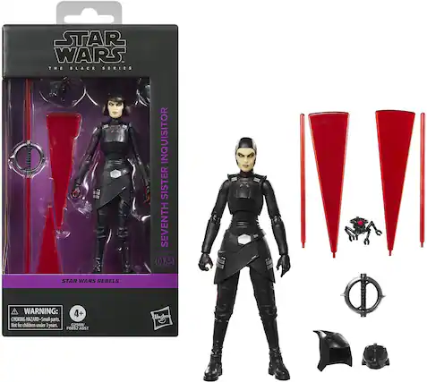 STAR WARS THE BLACK SERIES SEVENTH SISTER INQUISITOR 09 STAR WARS REBELS WARNING: 4+ CHOKING HAZARD-Small parts. Not for children under 3 years. G2569/ F6852 ASST
