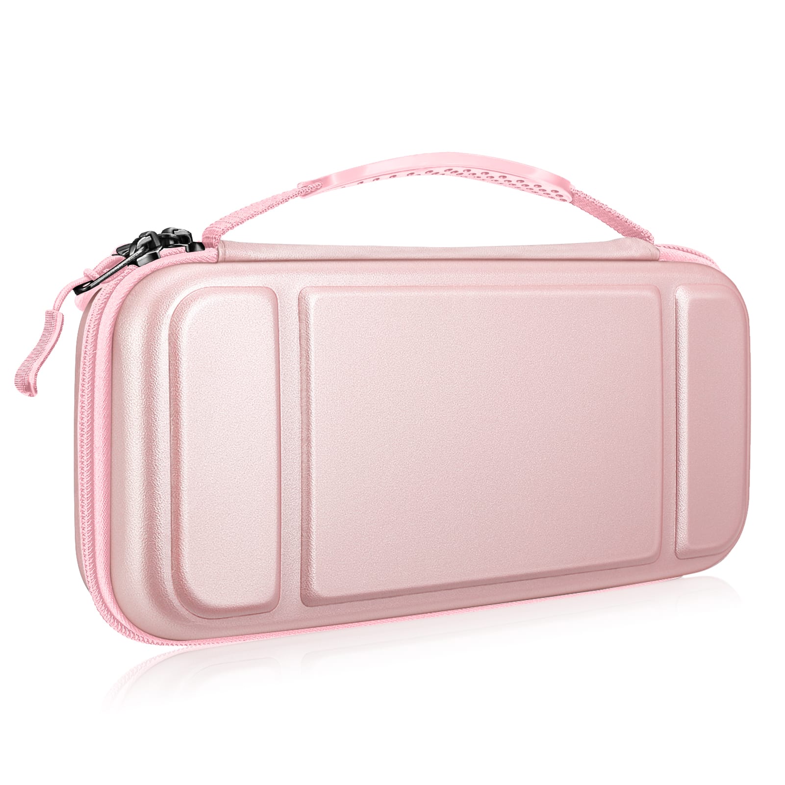 Fintie - Carrying Case for Nintendo Switch (2017) / Nintendo Switch OLED Model (2021) Shockproof Portable Travel Storage Bag - Rose Gold