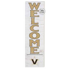 Jardine - Vanderbilt Commodores 10'' x 35'' Indoor/Outdoor Welcome Sign - White