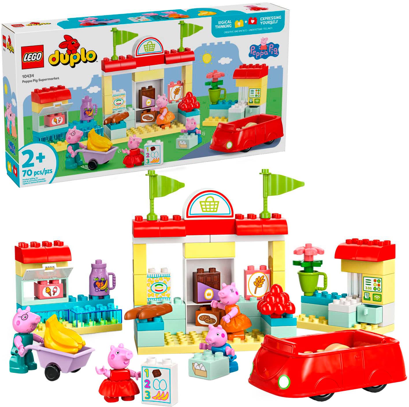 LEGO duplo 1034 Peppa Pig Supermarket Expressing Yourself Taking Care of Yourself 70 pcs/pzs 2+ 3.00 123