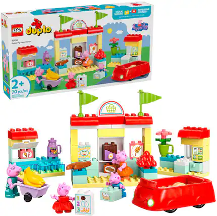 LEGO duplo 1034 Peppa Pig Supermarket Expressing Yourself Taking Care of Yourself 70 pcs/pzs 2+ 3.00 123