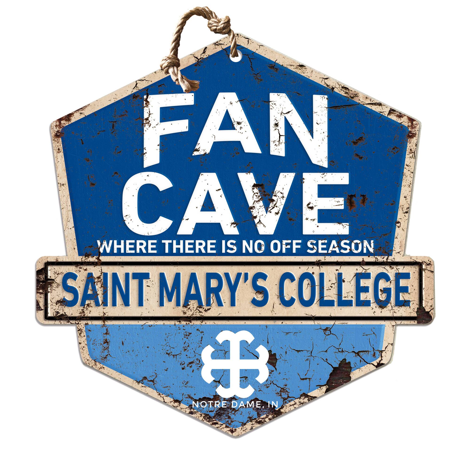Saint Mary's Belles 20" x 20" Fan Cave Badge Sign