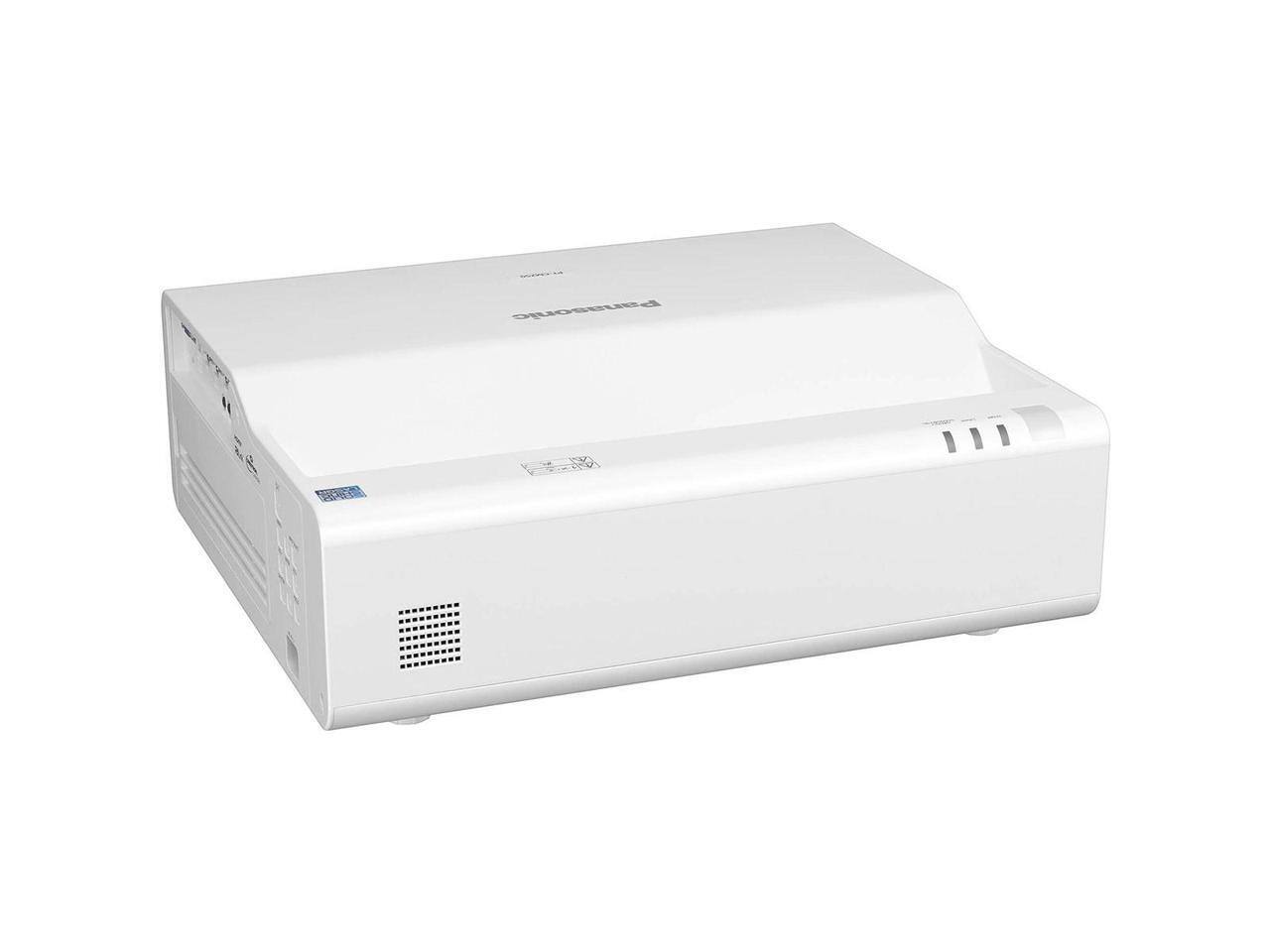 Alt View 4. Panasonic - Panasonic PT-CMZ50U 5200-Lumen WUXGA Ultra-Short Throw Laser Projector (White) - White.