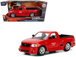 Brian's Ford F-150 SVT Lightning Pickup Truck "Fast & Furious" Movie 1/24 Diecast Model Car by Jada - Red