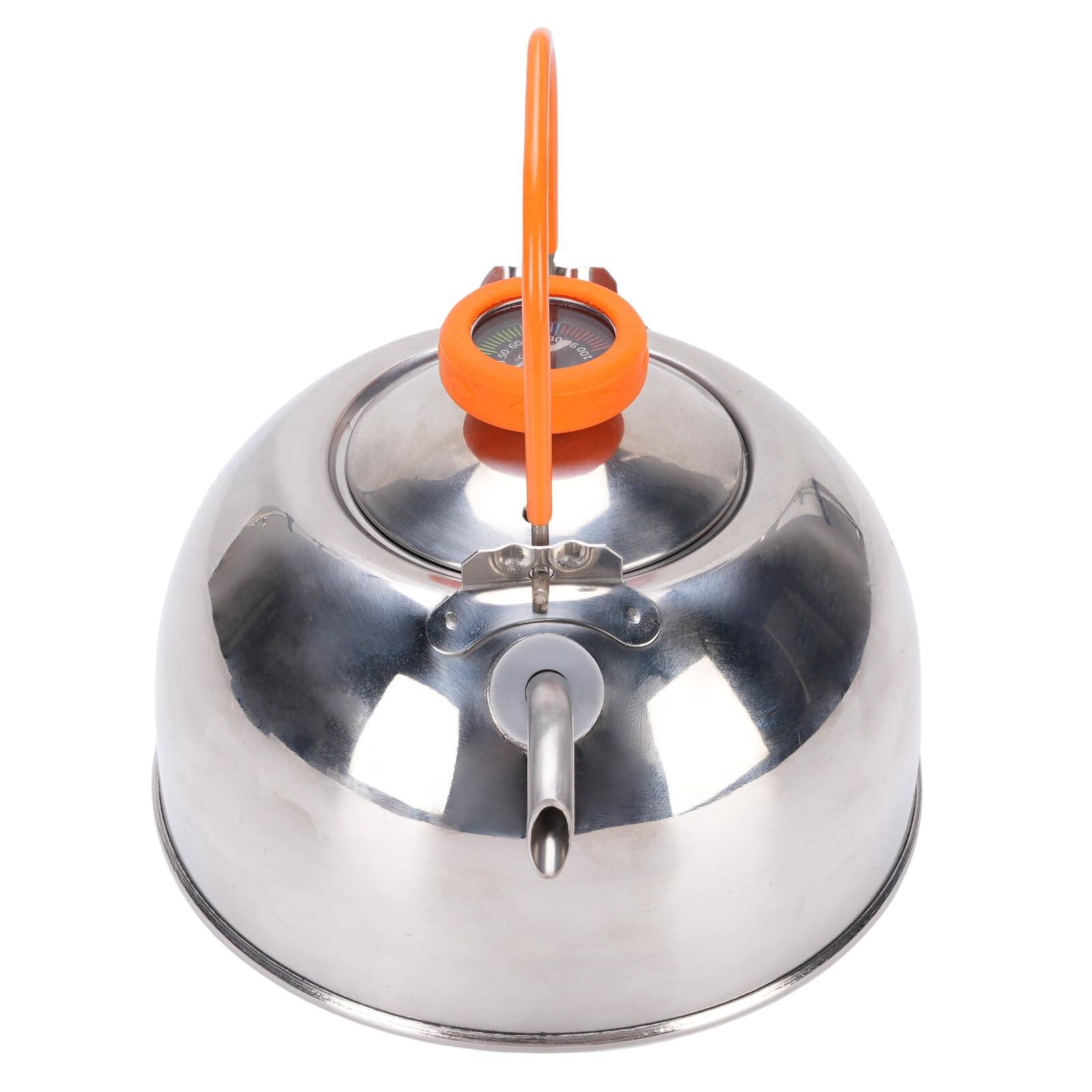 Alt View 8. Dapper Styles - 0. Camping Kettle With Lightweight Teapot Outdoor Coffee Pot Tea For Boiling Water Portable Camp Cookware H... - Titanium.