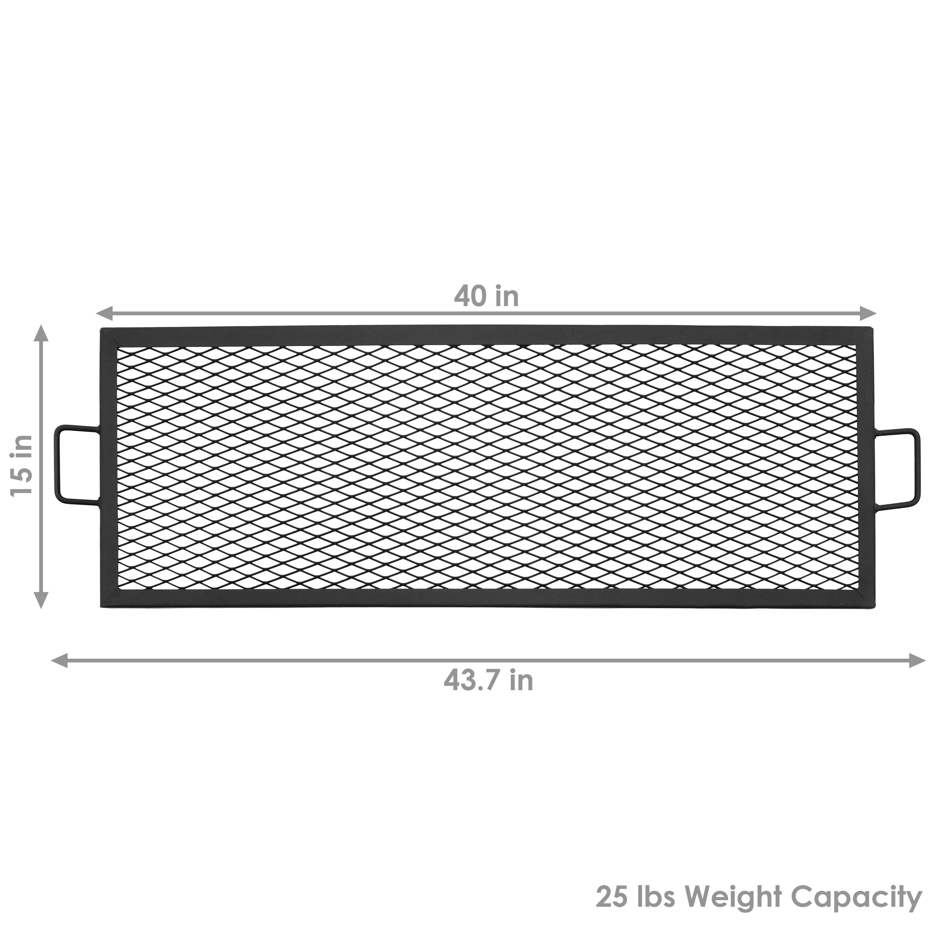 40 in x 15 in x 43.7 in  
25 lbs Weight Capacity