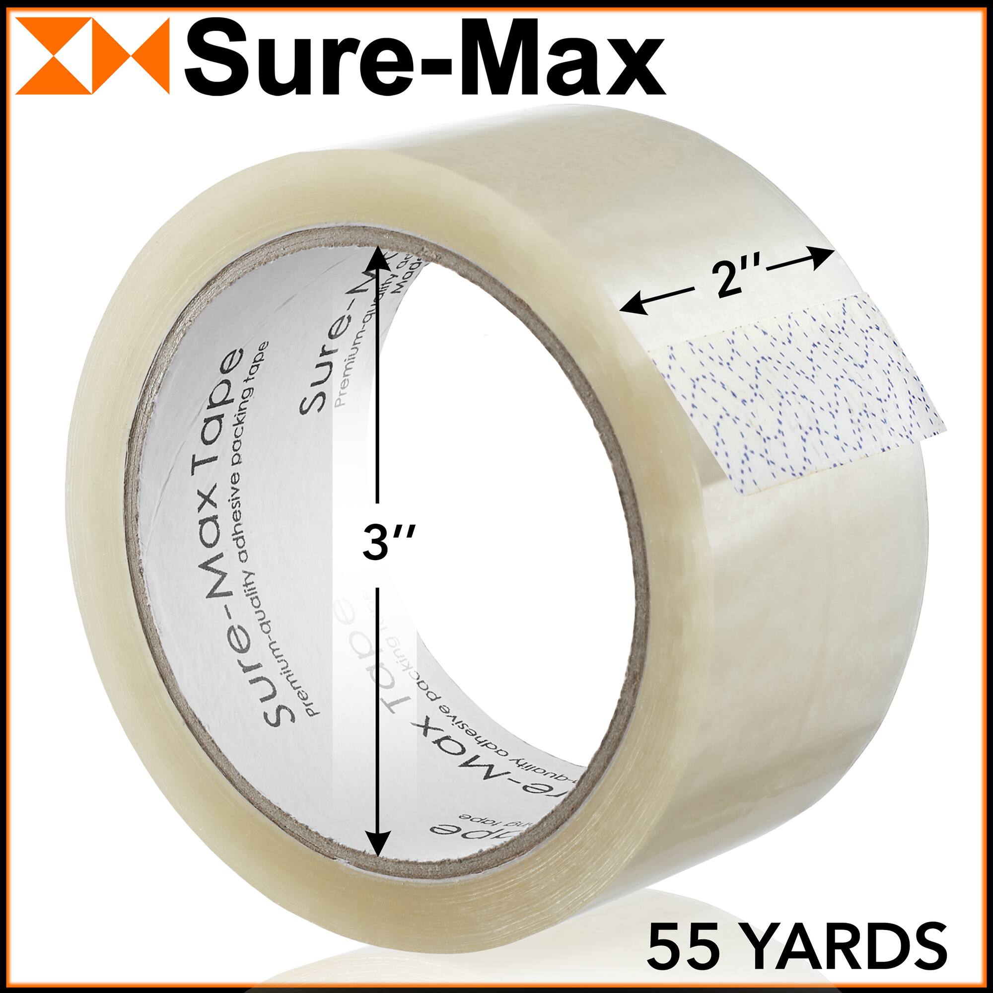 Sure-Max Premium-quality Tape packing king adhesive 3" 2" 55 YARDS