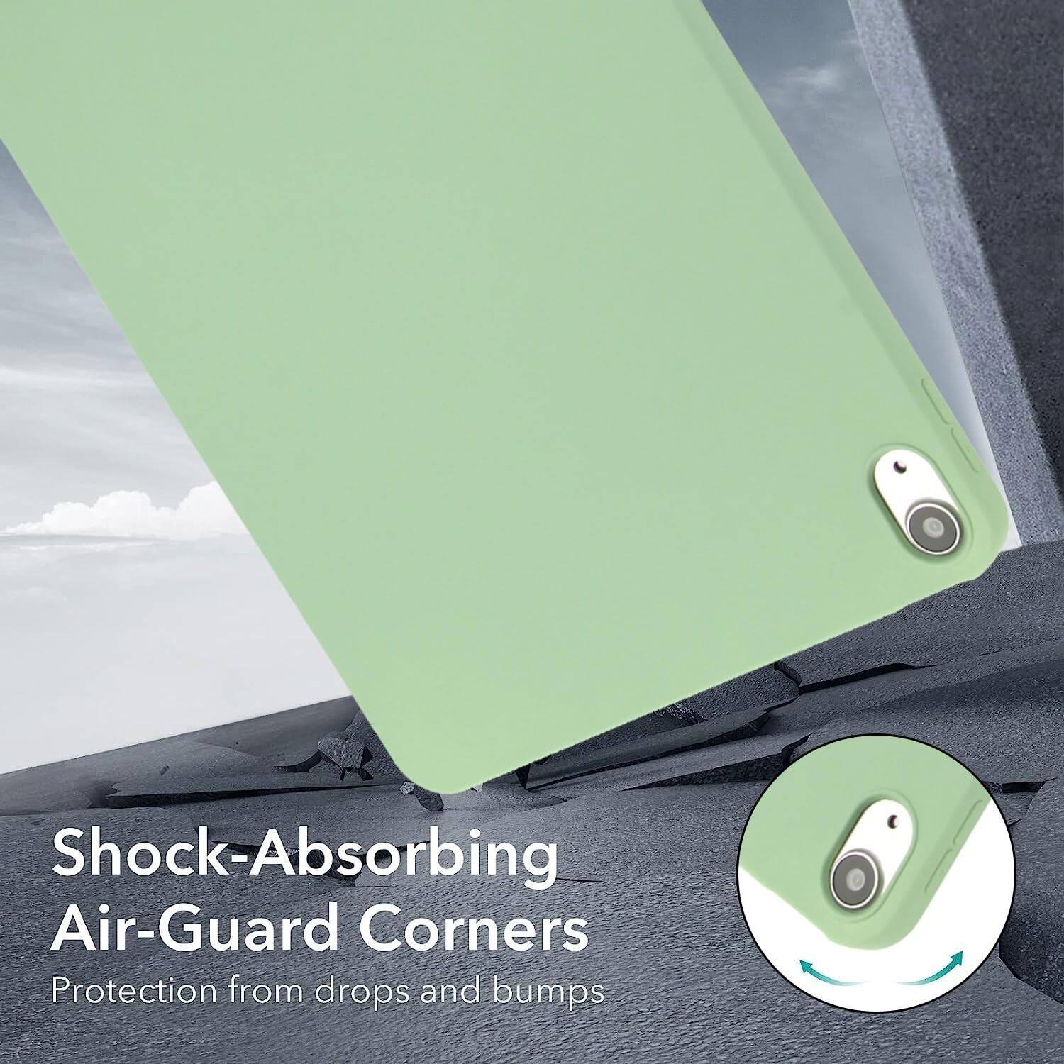 Shock-Absorbing Air-Guard Corners  
Protection from drops and bumps