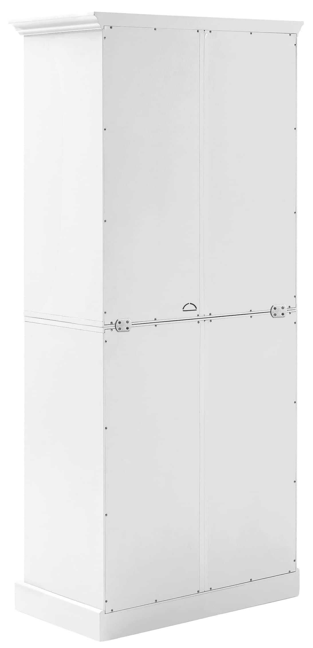Back. Crosley Furniture - Winston Kitchen Storage Pantry - White.
