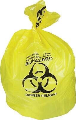 "Heritage Bag - 30 Gal. Biohazard Liners, 43""L x 30""W, 200/Carton - Yellow" price history on PriceWatchPro