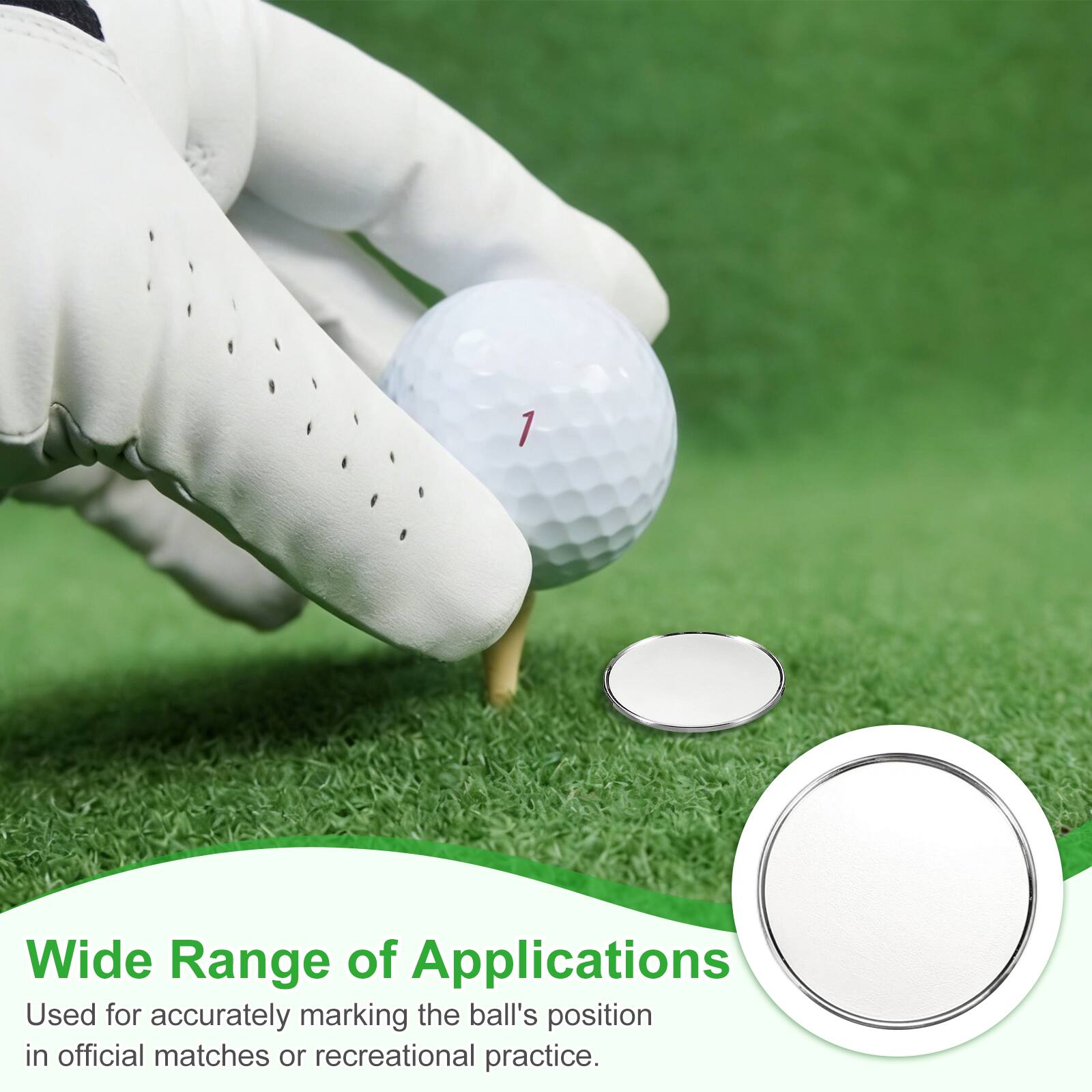 Wide Range of Applications  
Used for accurately marking the ball's position in official matches or recreational practice.