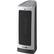 Front. Lasko - Oscillating Ceramic Tower Heater with Electronic Controls - Silver/Black.