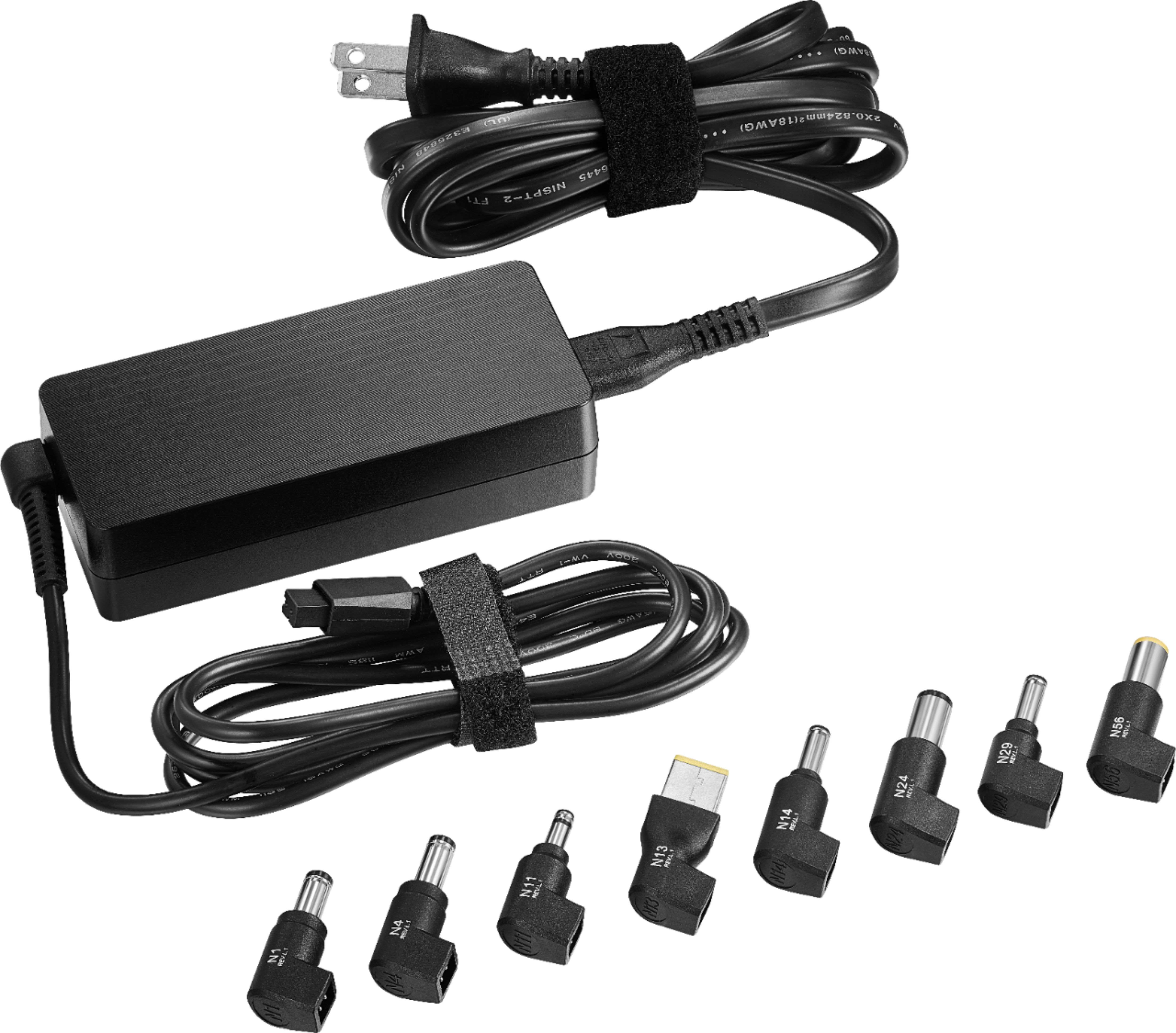 Insignia™ - 65W Charger for Select Ultrabooks - Black