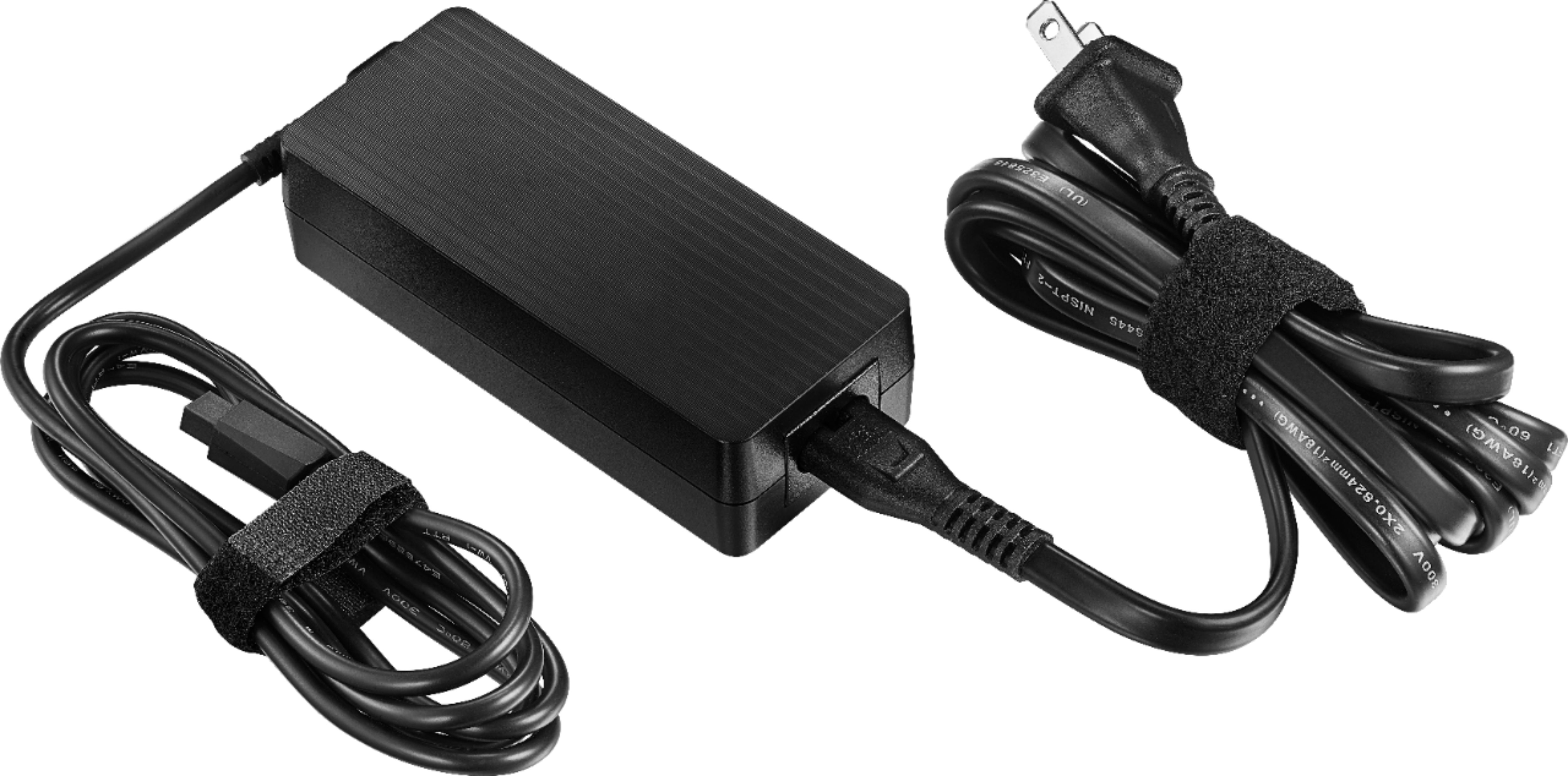 Insignia™ - 65 W Charger for Select Laptops & Ultrabooks - Black