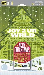 Front Large. Best Buy GC - $50 Joy To UR World Gift Card.
