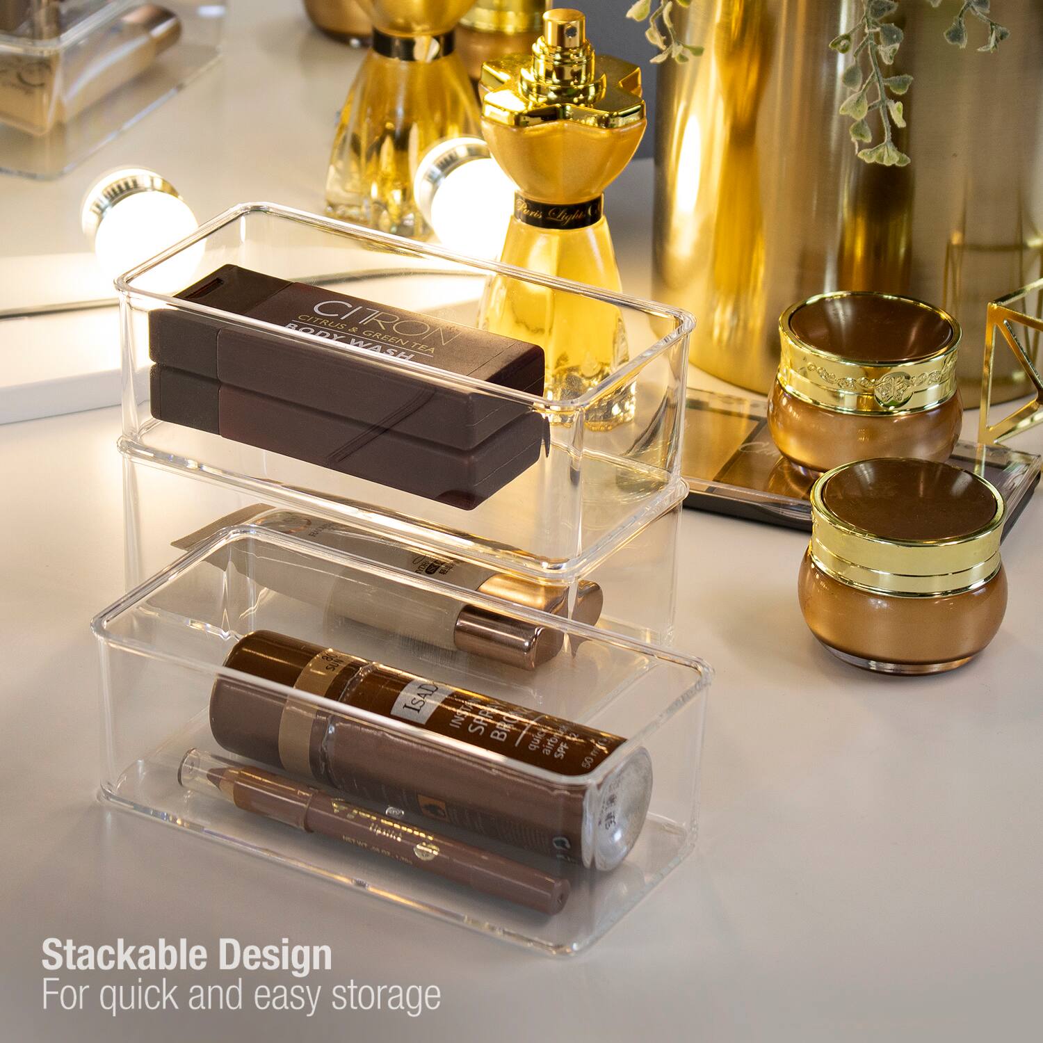 Venis liyft B0DY CTRSA CIRON J CREEN TEA WASH t ISAD NI SP BRC B quick sib SPF 50mg 50 Stackable Design For quick and easy storage